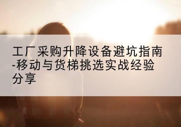 容县移动式升降机怎么选-工厂采购升降设备避坑指南-移动与货梯挑选实战经验分享